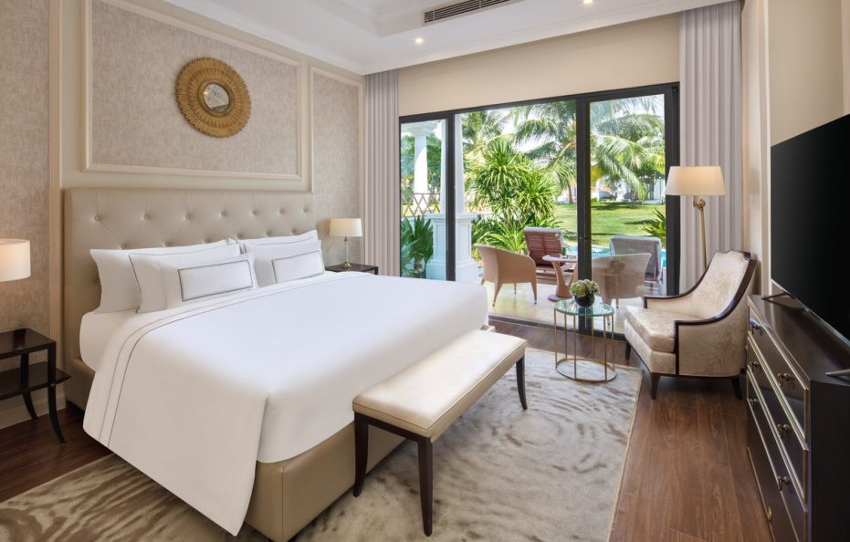 Villa 2 phòng ngủ có hồ bơi riêng – hướng vườn | Ăn 02 bữa