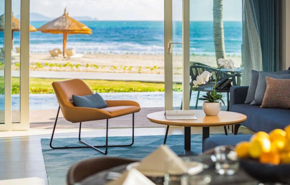 Biệt thự 02 phòng ngủ trước biển có hồ bơi riêng – Tầng trệt (Ocean Front Pool Pavilion 02 Bedrooms Ground Floor)