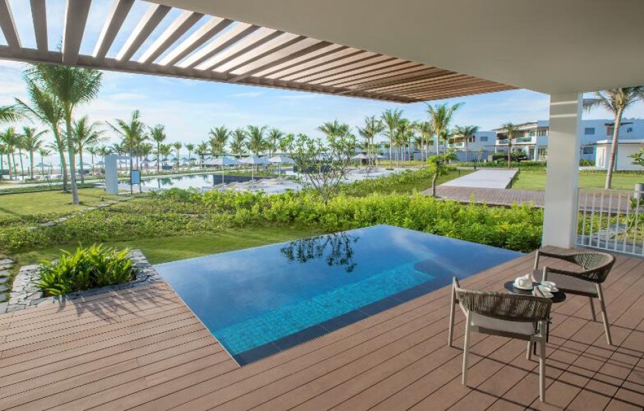Biệt thự 02 phòng ngủ trước biển có hồ bơi riêng – Tầng trệt (Ocean Front Pool Pavilion 02 Bedrooms Ground Floor)