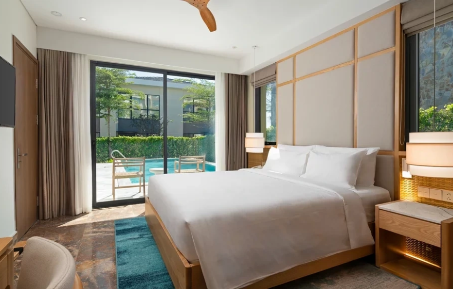 Villa 3pn hướng vườn