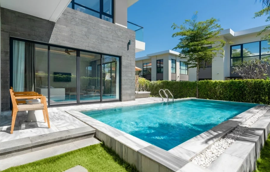 Villa 3pn hướng vườn