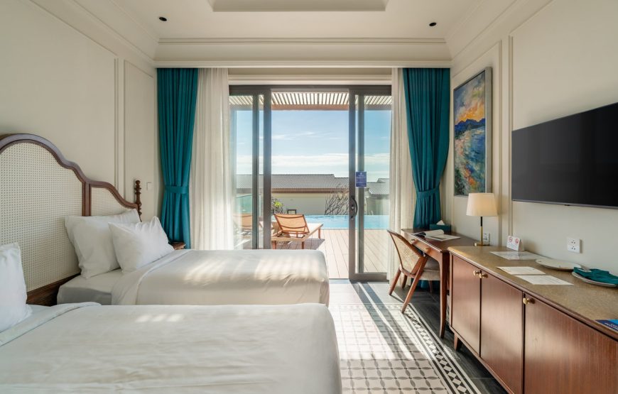 Villa Sandune 4 phòng ngủ hồ bơi riêng – 7 Khách