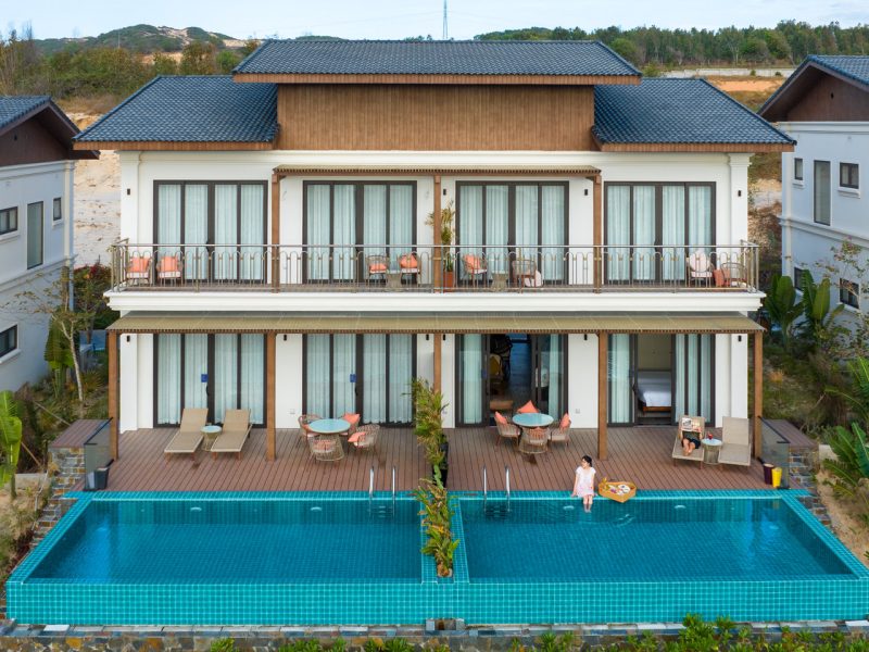 Villa Sandune 4 phòng ngủ hồ bơi riêng – 7 Khách