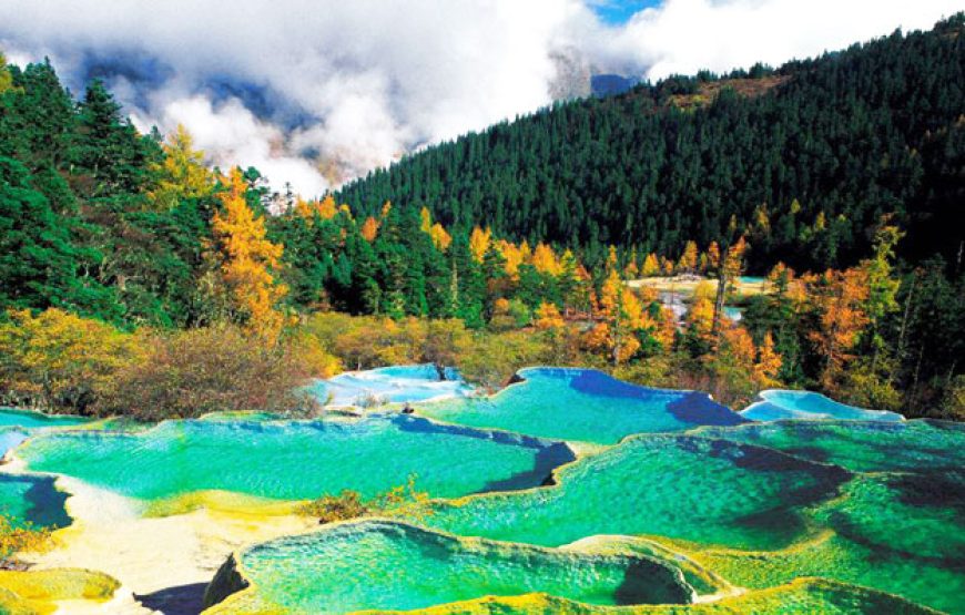 Tour Thành Đô – Cửu Trại Câu – Lạc Sơn – Công Viên Gấu Trúc 6N5Đ | Thiên đường sắc màu Tứ Xuyên